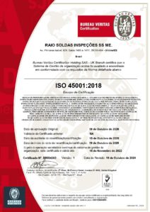 Certificação ISO 45001:2018